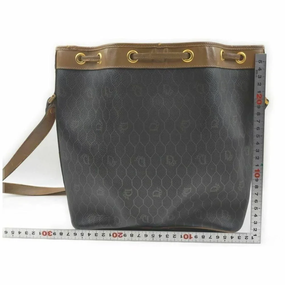 Dior Black Monogram Bucket with Pouch 860637